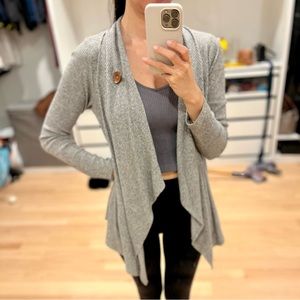 Grey cardigan